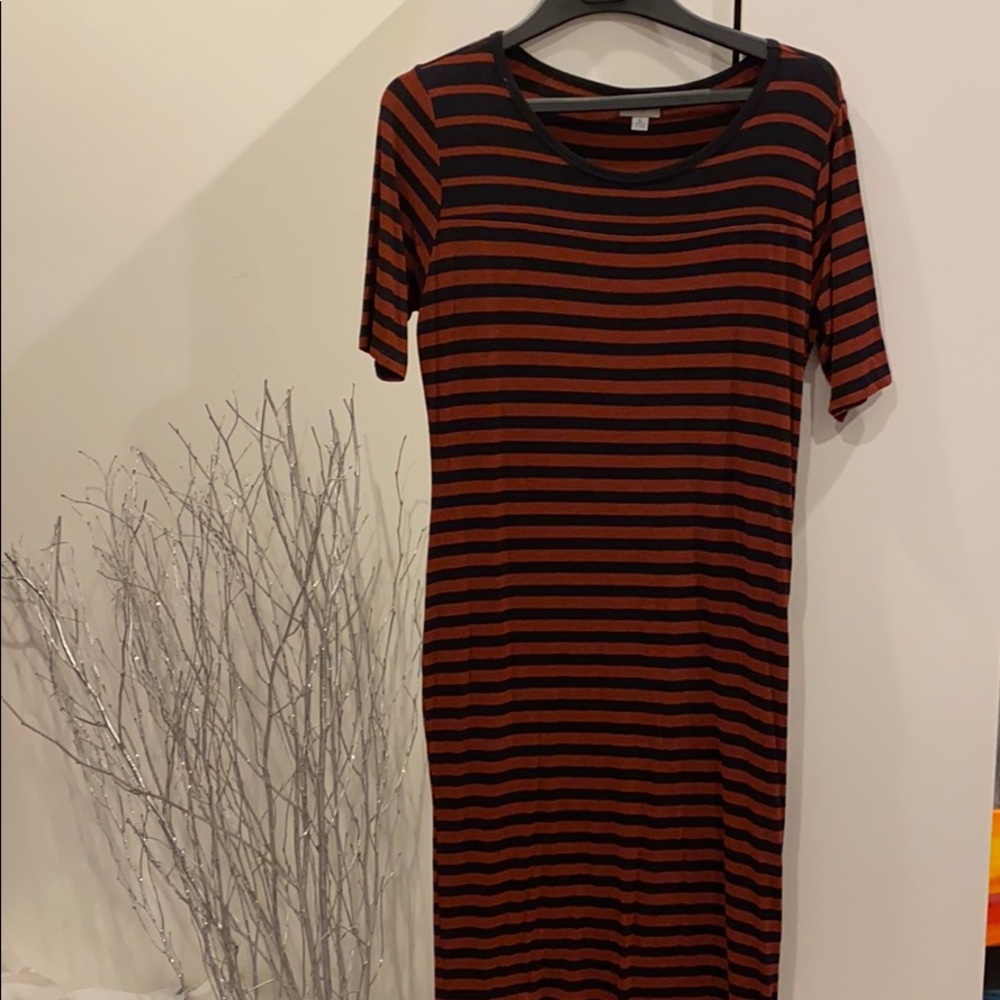 Lularoe - XL - striped stretch dress